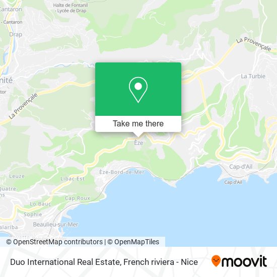 Duo International Real Estate map