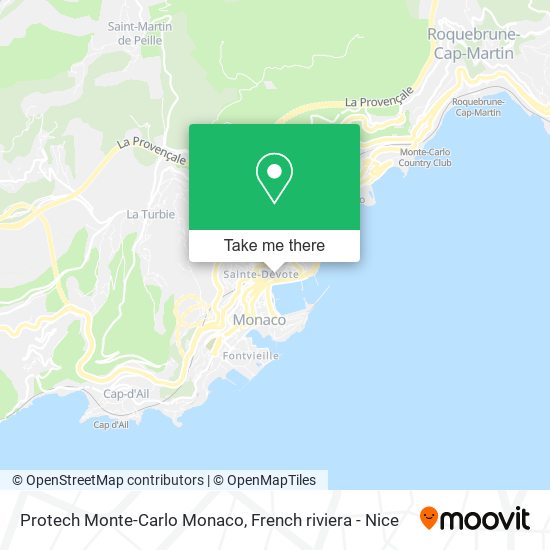 Protech Monte-Carlo Monaco map