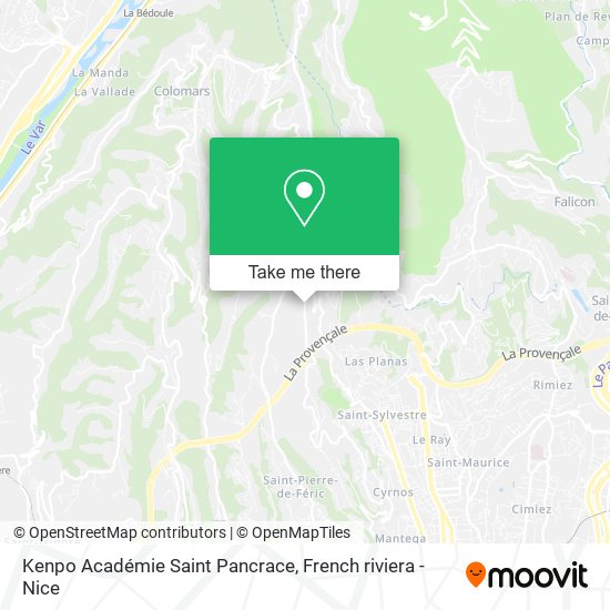 Mapa Kenpo Académie Saint Pancrace