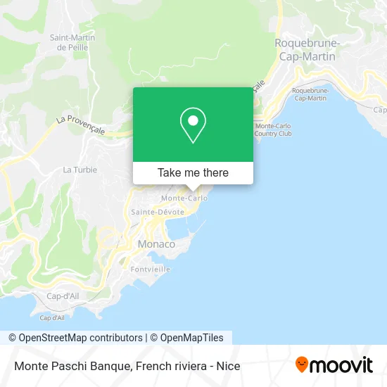 Monte Paschi Banque map