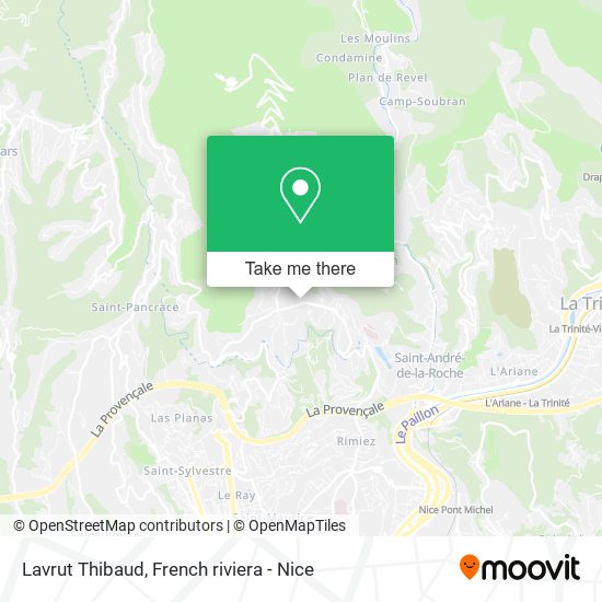 Lavrut Thibaud map