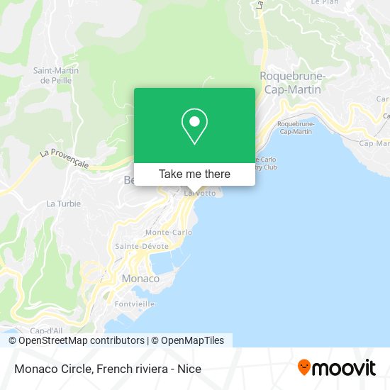 Mapa Monaco Circle