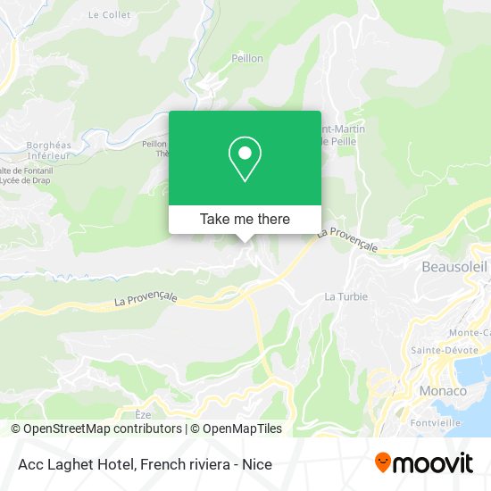 Acc Laghet Hotel map