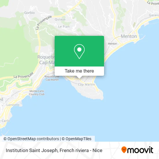 Institution Saint Joseph map