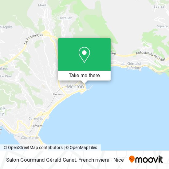 Salon Gourmand Gérald Canet map