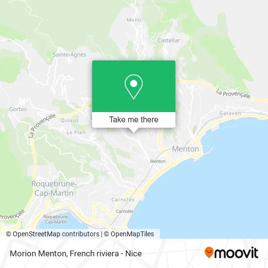 Morion Menton map