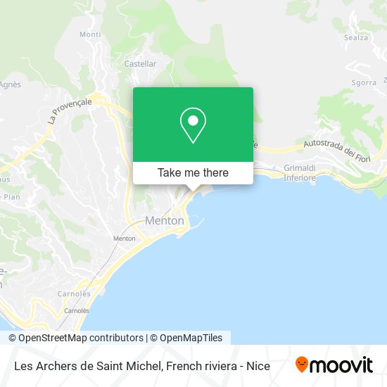 Les Archers de Saint Michel map