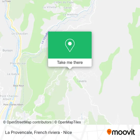 La Provencale map
