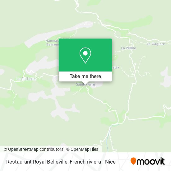 Mapa Restaurant Royal Belleville