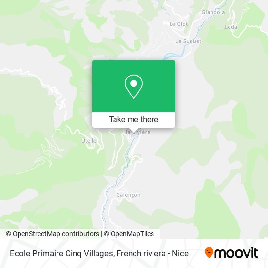 Ecole Primaire Cinq Villages map