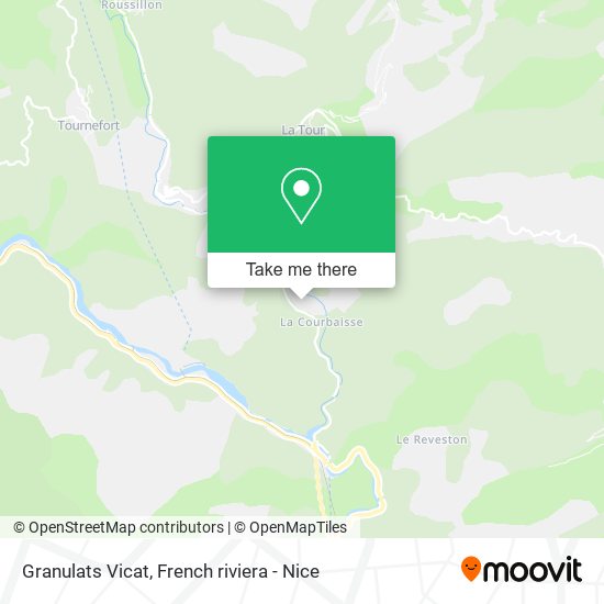 Granulats Vicat map