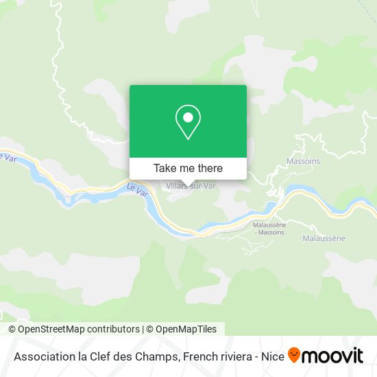 Association la Clef des Champs map