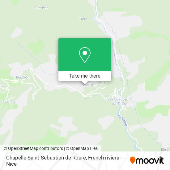 Chapelle Saint-Sébastien de Roure map