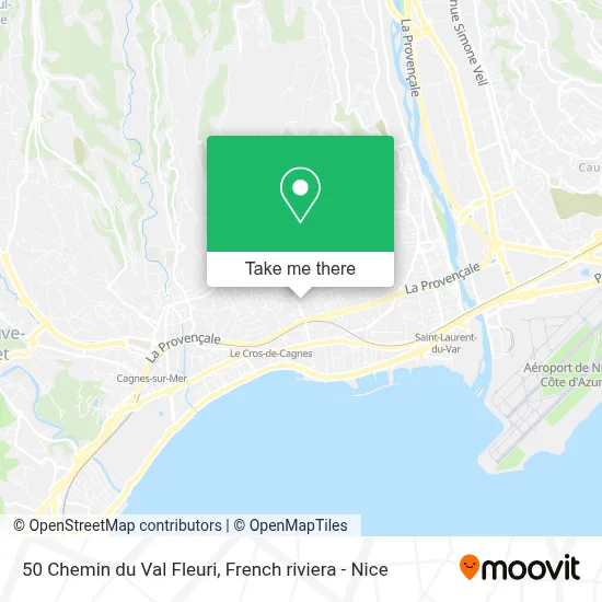 50 Chemin du Val Fleuri map