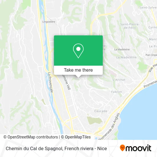 Chemin du Cal de Spagnol map