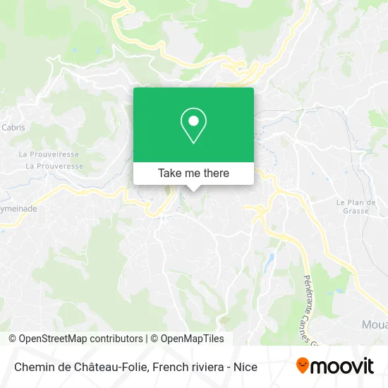 Chemin de Château-Folie map