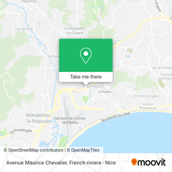 Avenue Maurice Chevalier map