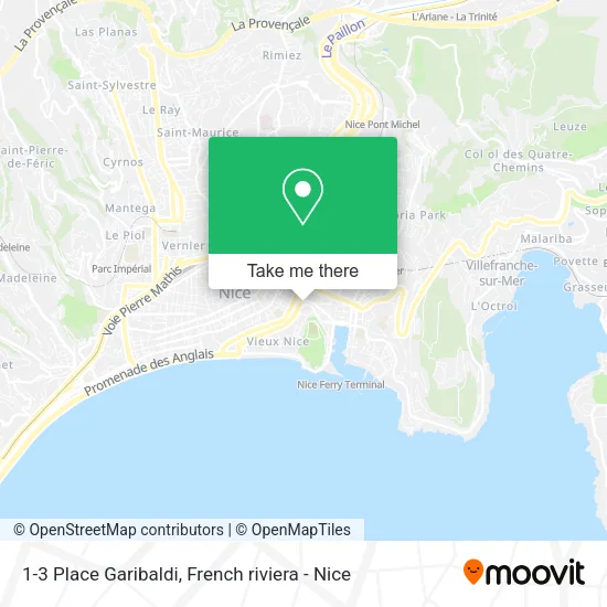 1-3 Place Garibaldi map