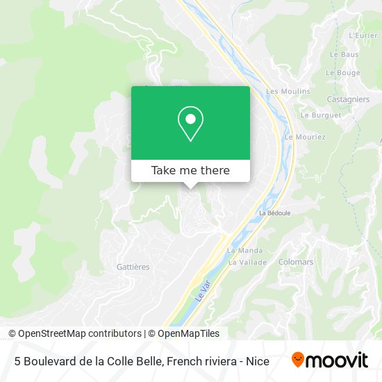 5 Boulevard de la Colle Belle map