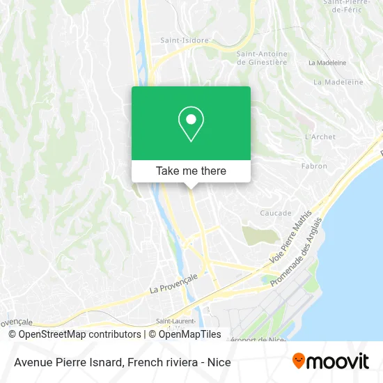 Avenue Pierre Isnard map