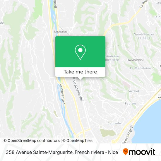 358 Avenue Sainte-Marguerite map