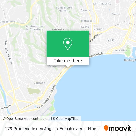 179 Promenade des Anglais map