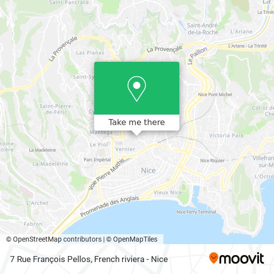 Mapa 7 Rue François Pellos