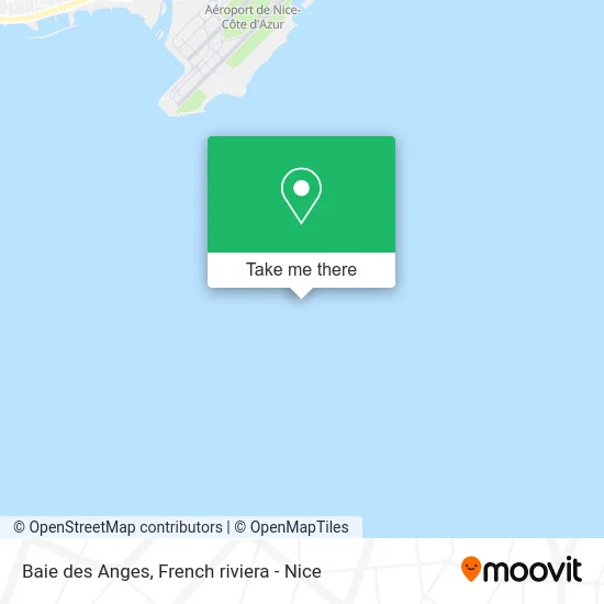 Baie des Anges map