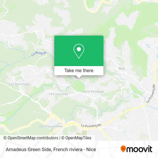 Amadeus Green Side map