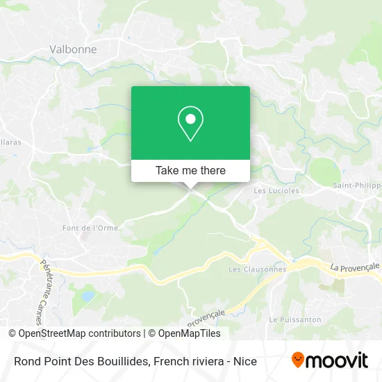 Rond Point Des Bouillides map