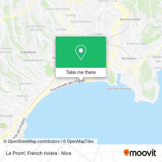 Le Prom' map