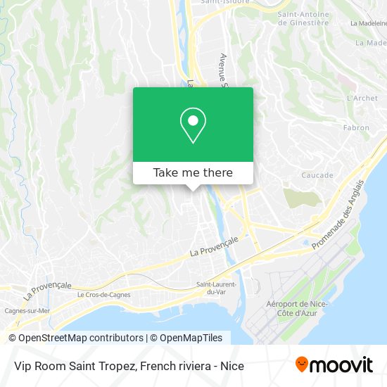 Mapa Vip Room Saint Tropez
