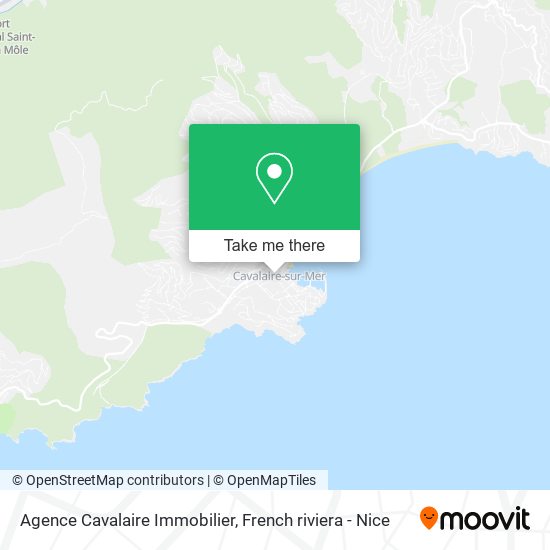 Mapa Agence Cavalaire Immobilier