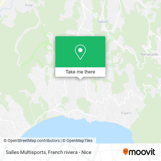 Cómo llegar a Salles Multisports en French riviera Nice en Autobús o Tren