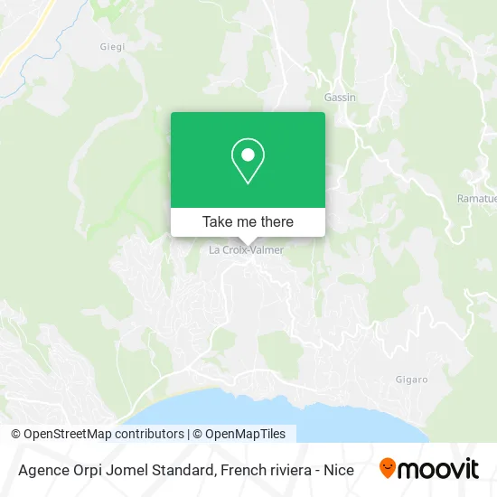 Agence Orpi Jomel Standard map