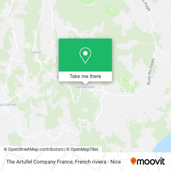 Mapa The Artufel Company France