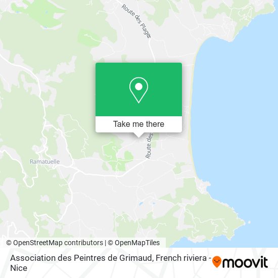 Association des Peintres de Grimaud map