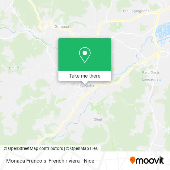 Monaca Francois map