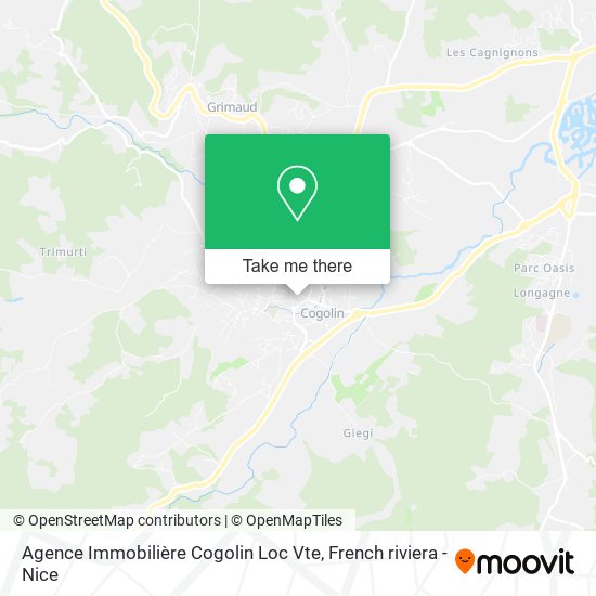 Agence Immobilière Cogolin Loc Vte map