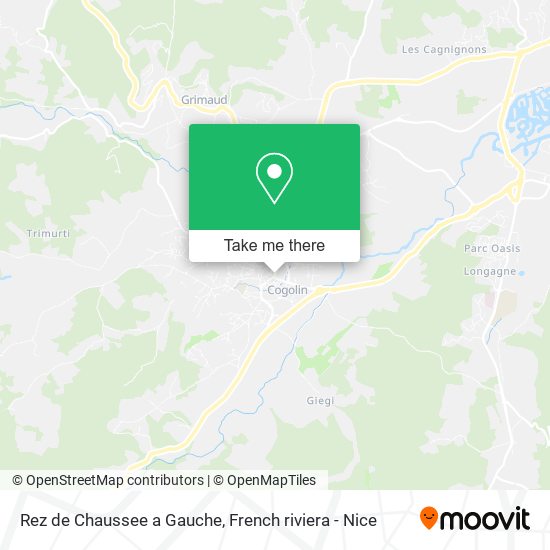 Mapa Rez de Chaussee a Gauche