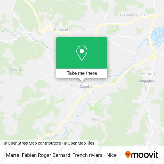 Martel Fabien Roger Bernard map