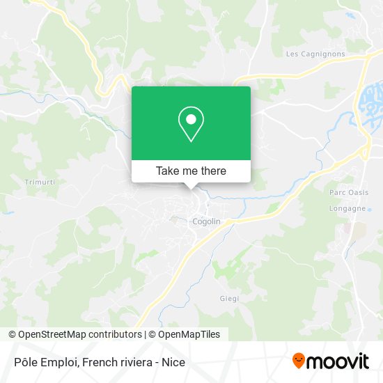 Pôle Emploi map