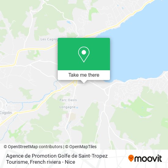 Agence de Promotion Golfe de Saint-Tropez Tourisme map