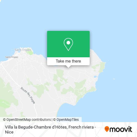 Villa la Begude-Chambre d'Hôtes map