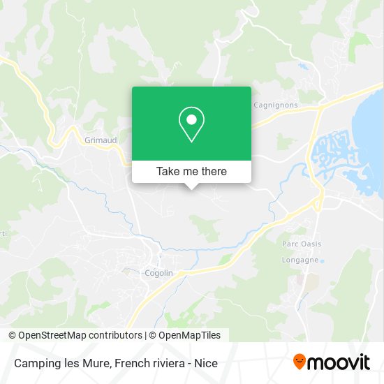 Camping les Mure map