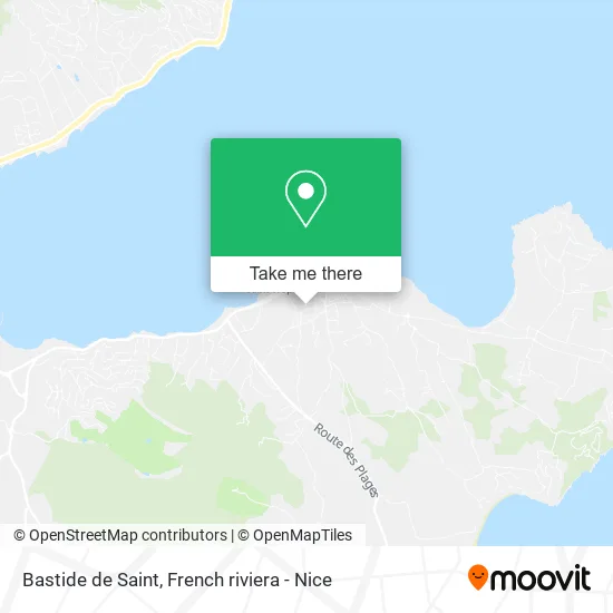 Bastide de Saint map