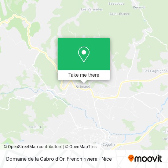 Domaine de la Cabro d'Or map
