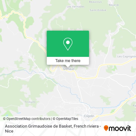 Association Grimaudoise de Basket map