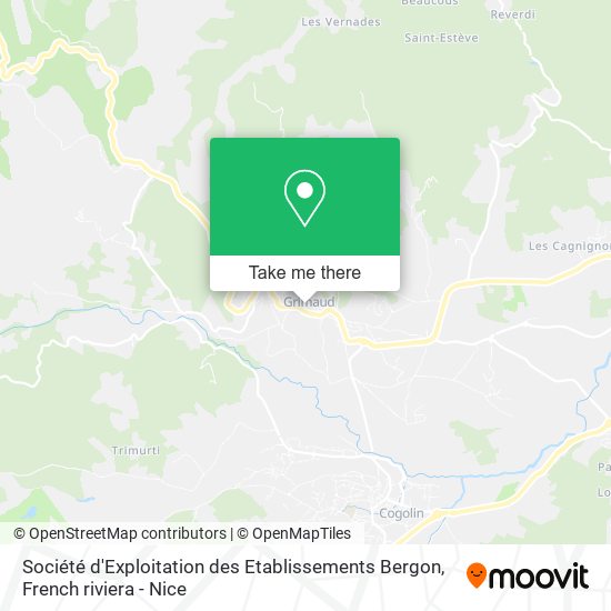 Société d'Exploitation des Etablissements Bergon map