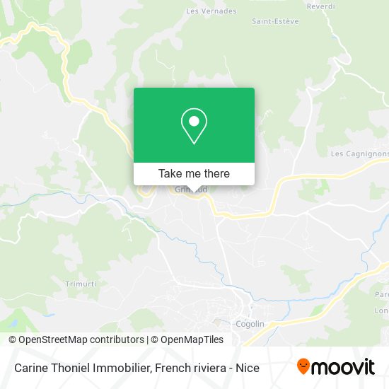 Carine Thoniel Immobilier map